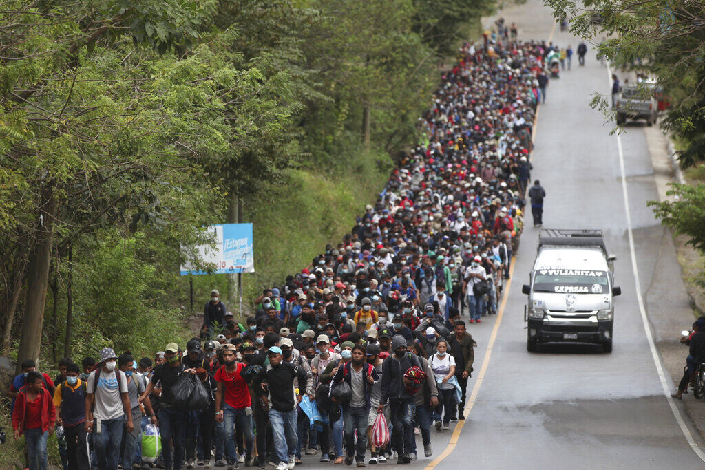 APTOPIX Guatemala Honduras Migrants